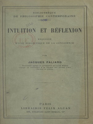 cover image of Intuition et réflexion